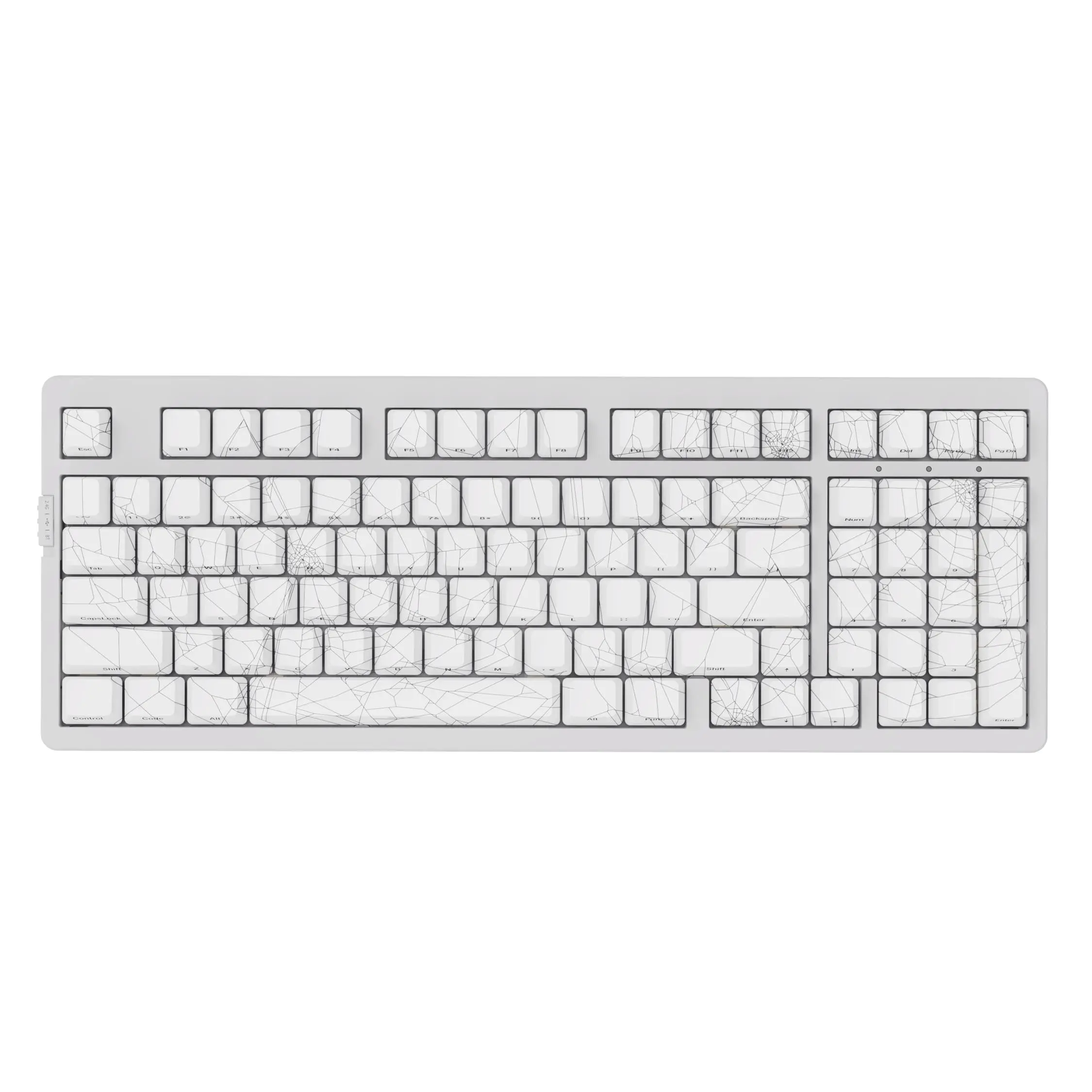 ZORNHER ZH980 95% Wireless Bluetooth Mechanical Gaming Keyboard - Black, Hot Swappable, Clicky Keys, , RGB Backlit, Side Engraved Keycap, 3-Way 2.4GHz/USB-C/BT5.0 Connectivity, Ergonomic Keyboard (DealsforYouDays, SummerWins Back to School)