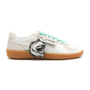 PUMA Mens Mercedes Amg Petronas F1 X Mad Dog Jones Palermo Lace Up Sneakers Shoes Casual - Off White