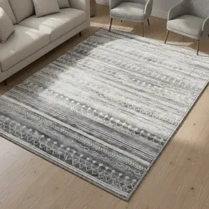 Muddy Mat Tribal Washable Area Rugs for Living Room, Bedroom & Dining Room – Modern Soft Low Pile Non Slip Carpet – Pet Friendly Waterproof Foldable Rugs for Home
