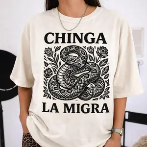 Immigrant Rights Shirt, Chinga La Migra Tshirt, NO ICE Shirts, Chinga tu Migra Resist Tee, Protect Immigrants, Activist Statement Shirt,