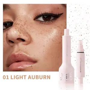 5 Point Long Lasting Waterproof Faux Freckles Makeup Stamp Pen in Light Auburn Golden Brown Toasted Almond Mocha Cocoa