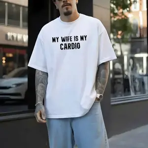 My Wife Is My Cardio Shirt, Funny Husband Tee, Sarcastic Marriage Shirt, Anniversary Gift For All Men