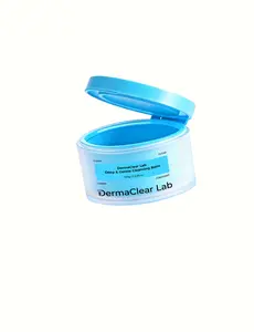 DermaClear Lab All-in-One Gentle Makeup Remover Balm | Effortless Face Eye Lip Makeup Removal | PENTA-RICE Centella for Sensitive Skin | Hydrating with Hyaluronic Acid & Vitamin E | Natural Blackcurrant Lemon Cedar Scent | Hygienic Magnetic Spoon Included