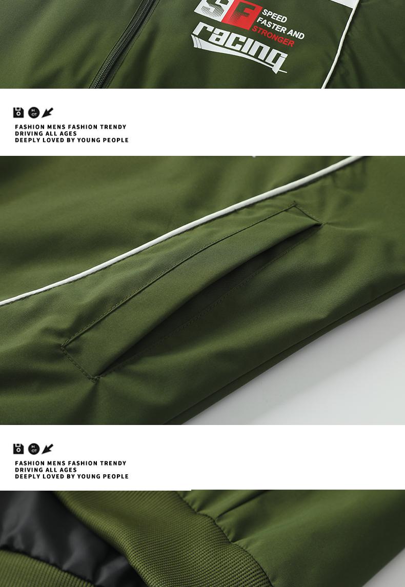 Men's casual stand up collar racing style street style INSY2K jacket, made of durable fabric, decorated with letters and patterns, suitable for cycling, daily wear, sports wear, suitable for spring and summer seasons Motorcycle Streetwear Longsleeves