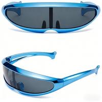 Blue Frame Gray Lens -2pc