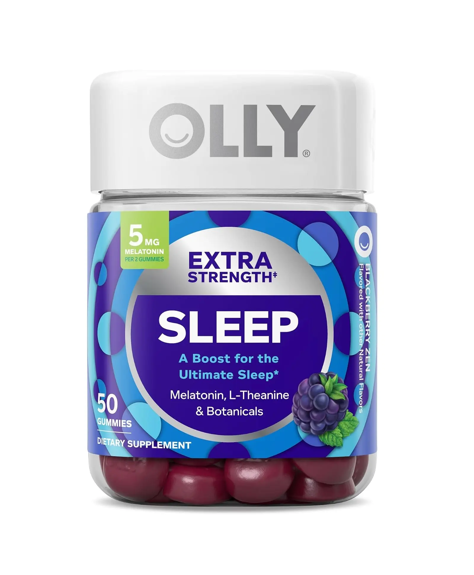 OLLY Extra Strength Sleep, Occasional Sleep Support Supplement - 50 Count