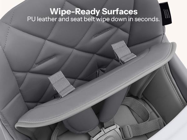 HARPPA 8-in-1 Convertible Baby High Chair, Adjustable Heights Feeding Chair & Booster Seat, Activity Table & Chair for Toddlers, Eazy to Clean, Baby Items