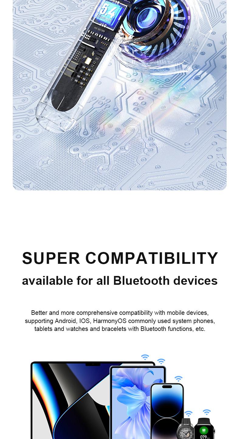 Monster Earbuds Real-Time, Voice-to-Text Recording, Baidu App Language Assistant, Noise-Cancelling Calls, Ultra-Light 0.13oz, Bluetooth 5.4 Headphones, 10-Min Quick Charge for 1-Hour Playback, Business Travel Learning, Gifts for Men & Women