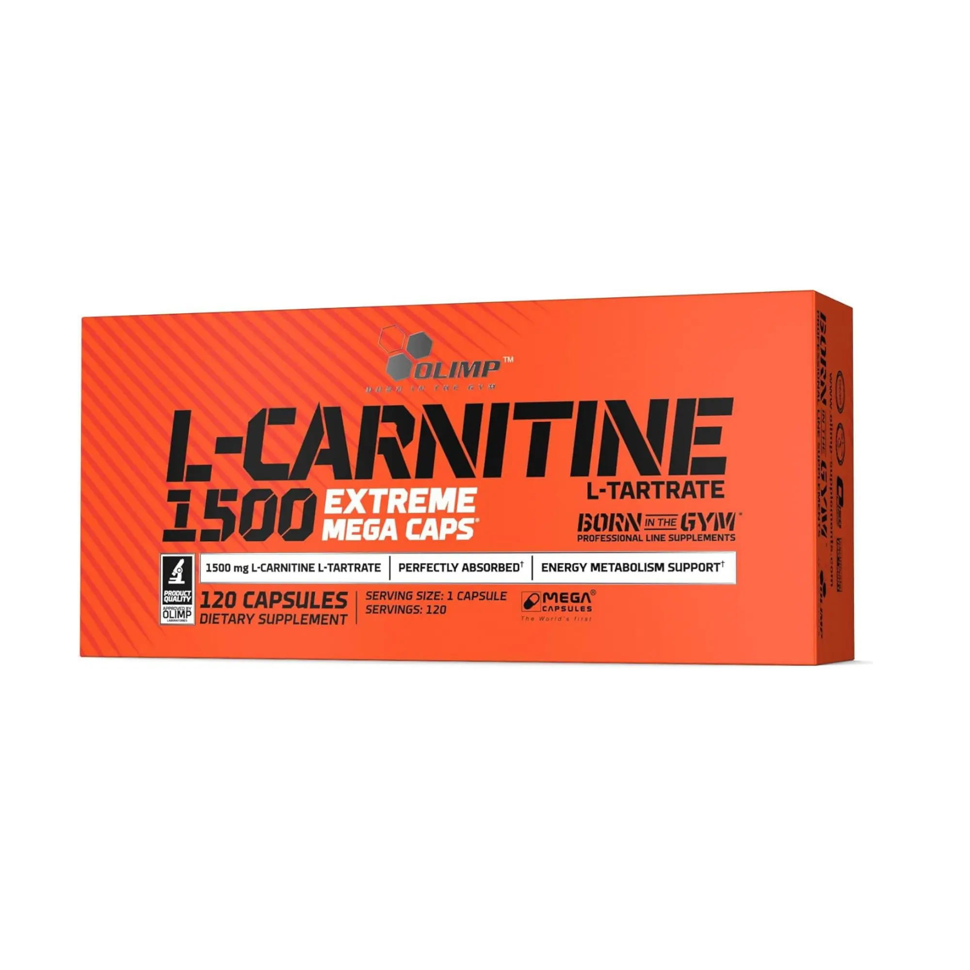 Olimp L-Carnitine 1500 Extreme Mega Caps® – 120 Capsules