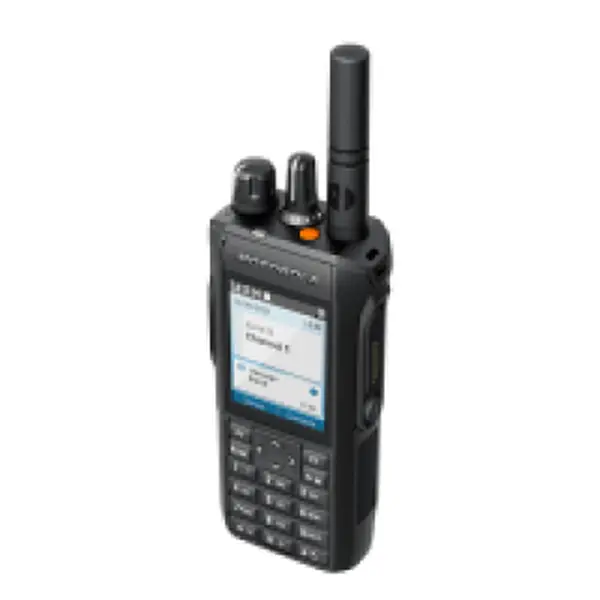 New Motorola R7 UHF Radio enabled with display AAH06RDN9RA1AN complete bundle