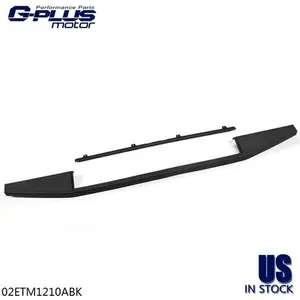 Black Top Flex Step Tailgate Molding Sets Fit For 2015-2018 Ford F-150 W/ Step