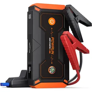 Powrun P-ONE Jump Starter, 2000A-12V - Automotive Jump Starter Battery Pack for up to 8.0L Gasoline and 6.5L Diesel Engines with Carrying Case