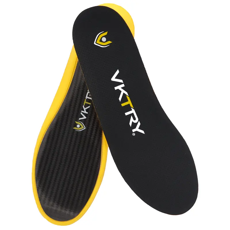 VKTRY Baseball Gold Carbon Fiber Performance Insoles