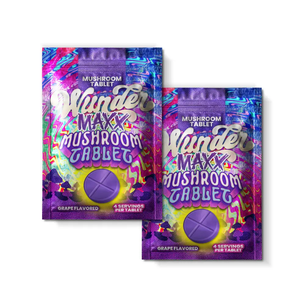 Wunder Grape Mushroom Natural Edible Maxx Strength Tablet - 1 CT