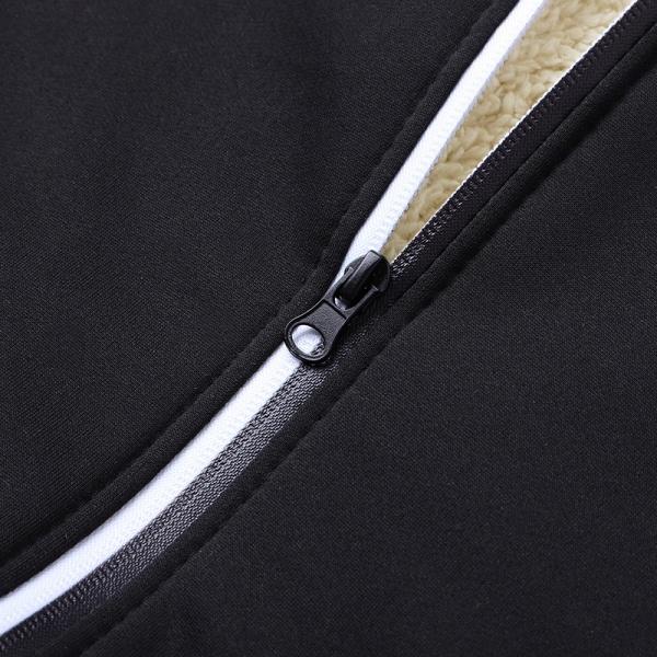 Men's Autumn Winter Fleece Lined Thermal Jacket Coat Sweater Fashion Style High Quality Fabric Warm Clothing