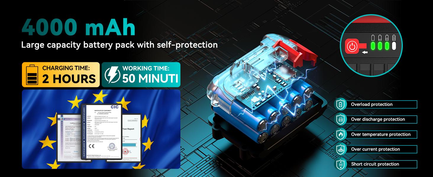 SeeSii Mini Chainsaw 8 inch, Electric Chainsaw Cordless, Upgraded Brushless Chainsaw with Auto Oiler, 2pcs 4000mAh Batteries, Battery Powered Saws Handheld Chain Saw for Tree Branch Wood Cutting CS800 #TikTokShopBlackFriday