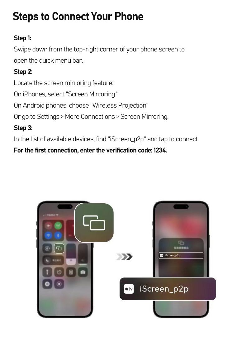 Meevo Magnetic Phone Vlog Monitor – 1080P Wireless Selfie Screen, Use Rear Camera for Live Streaming & TikTok (4K 30fps Wired, iPhone/Android Compatible)