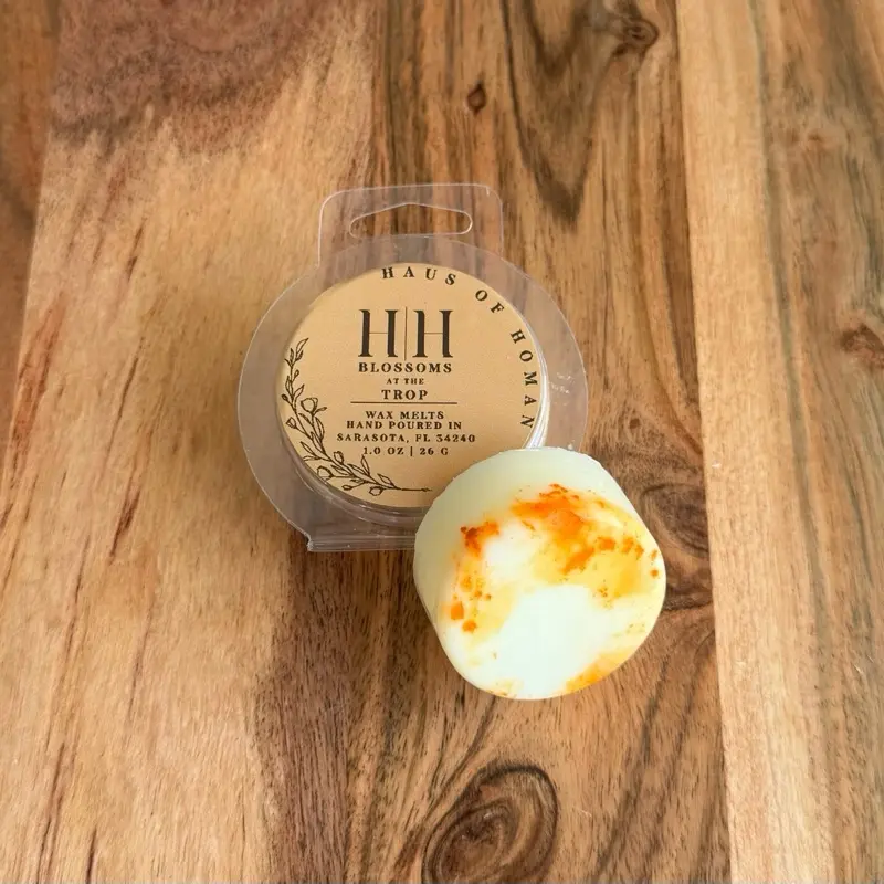H|H Blossoms at the Trop Scented Wax Cubes 1oz 26g Hand Poured in Sarasota FL for Home Fragrance