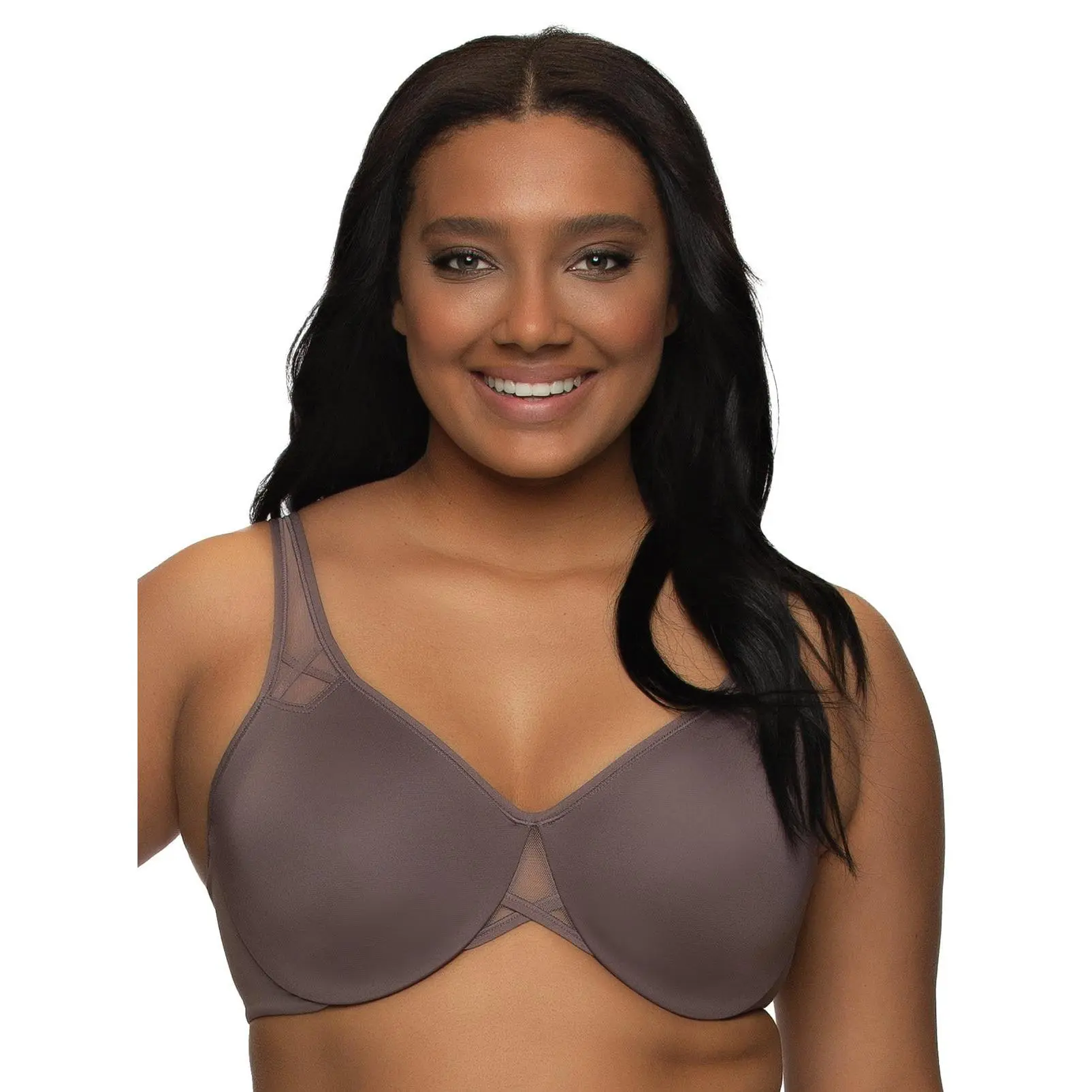 Amaranth Unlined Minimizer Bra