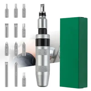 Manual Impact Screwdriver Set, Multipurpose Impact Screwdriver Set, Professional Repair Tool, Hand Tool Set for Home & Office