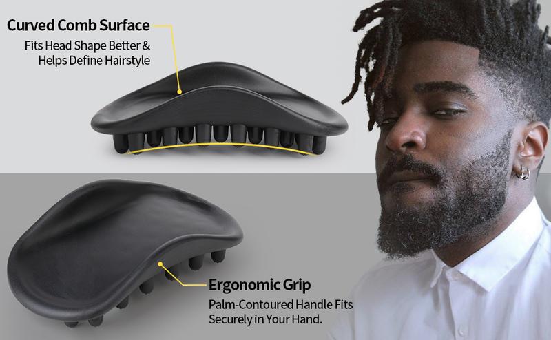 Wave Pomade Hair Twist Sponge Brush for Black Men Afro Curl Sponge Ideal for Curly Rubber Hair Pomade As Boyfriend Father New Year Gift