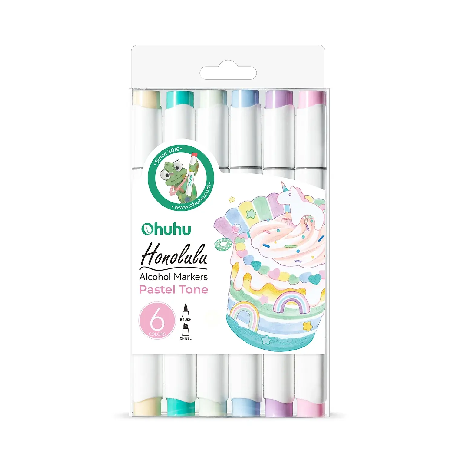 6 Pastel Tone Colors