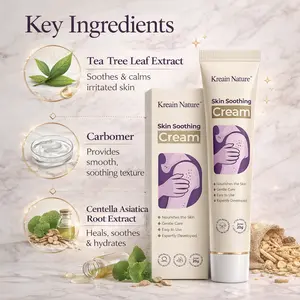 Kreain Nature Skin 1 Soothing Gel – Tea Tree & Centella Asiatica Formula to Soothe Redness & Hydrate, Clean Skin Care for Sensitivity