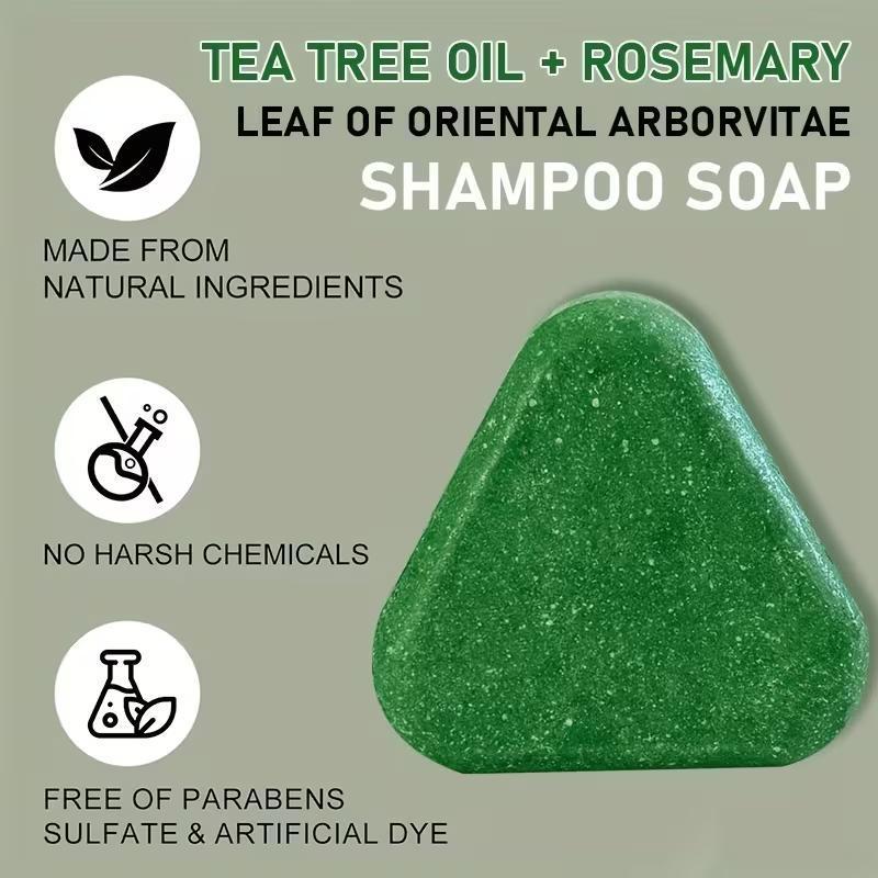 ODDORJOY Anti Hair Loss Shampoo Bar – with Usman Grass, Arborvitae Leaves, Polygonum&Ginseng, Strengthens Roots, Reduces Hair Fall, for Thinning Hair, Sulfate-Free, Herbal Hair Growth Soap 80g Haircare Cleansing Conditioner Biotin Hair Conditioner Bar