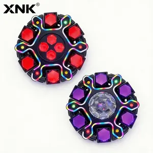 XNK 200W Bee-Eye Moving Head DJ Light | 12-Arm RGBW Beam Honeycomb Strobe | DMX512 Sound-Activated Party & Stage Lighting