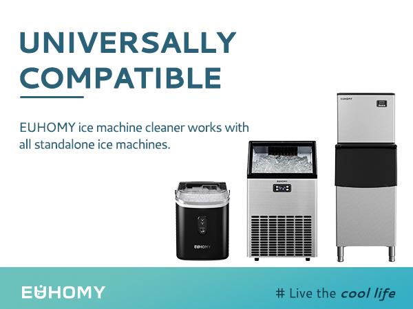 EUHOMY Ice Maker Cleaner & Descaler - 16 fl oz - Compatible with All Types of Ice Machines
