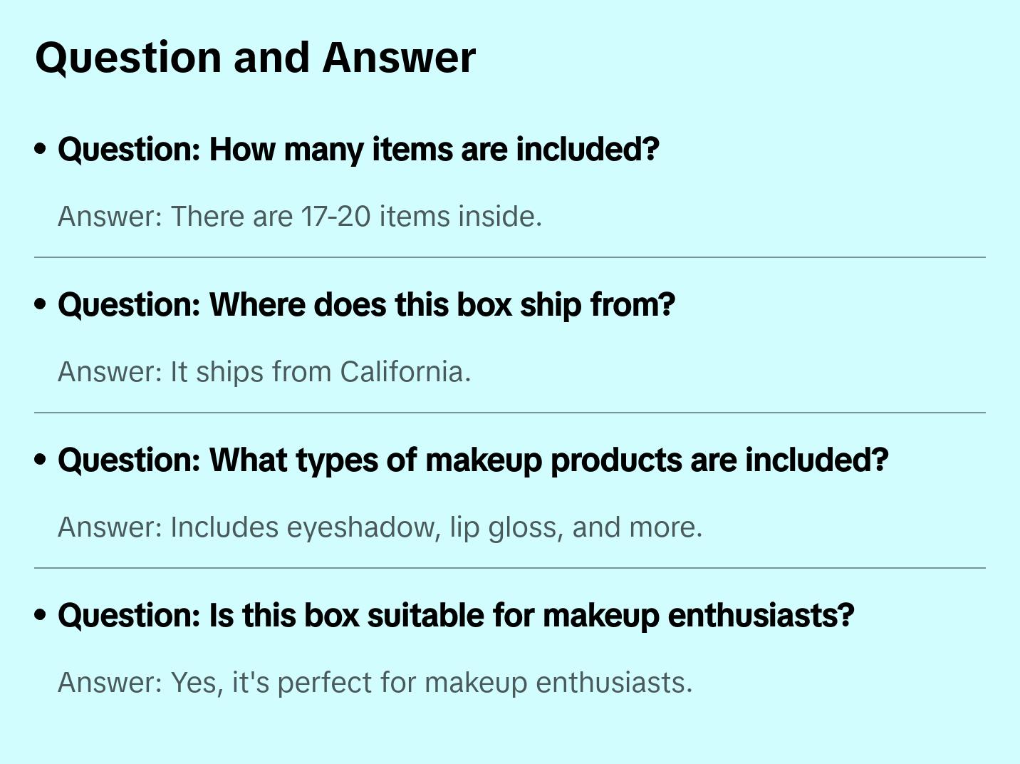 Limited Edition Overstock Box - Includes 17-20 Makeup Essentials: Eyeshadow Palettes, Lip Gloss, Blush, Liner, Brow Products, Mascara, Setting Spray & More Ships from California