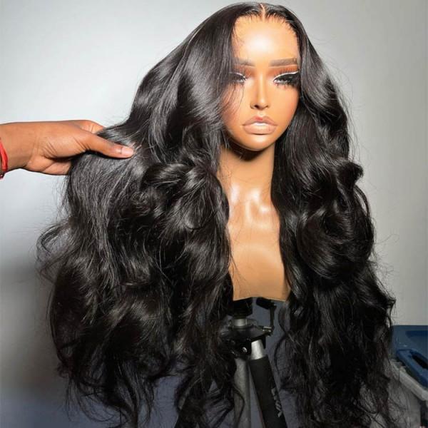 Wiggins Hair Ready And Go Glueless Wigs Human Hair Loose Body Wave 5x7 Lace Closure Wig Pre Cut Pre Bleached Pre Plucked Hairline Wiggins Hair Ready And Go Glueless Wigs Human Hair Loose Body Wave 5x7 Lace Closure Wig Pre Cut Pre Bleached Pre Plucked Hairline