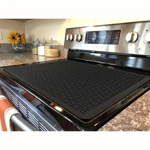 Stove Top Covers for Electric Stove, Silicone Stove Cover Mat - 28"x 20" Ceramic Stove Guard Stove top Protector, Heat Resistant Cook top Cover