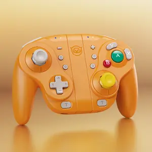 NYXI Wizard Black GameCube Controller for Switch – Wireless Bluetooth, Magnetic Joystick & Mechanical Trigger, Perfect Gift for Gamers Turbo Rechargeable Console Adjustable Smartphone