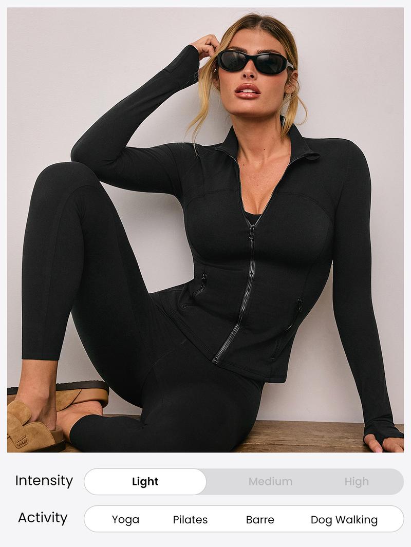 GLOWMODE FeatherFit Slim-It Streamline Performance Jacket DD+ Available TikTokShopBlackFriday