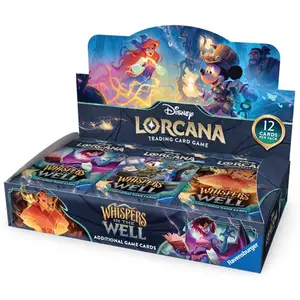 Ravensburger Disney Lorcana TCG: Set 10: Whispers in the Well Booster Pack Display | 24 Packs with 12 Trading Cards Each | Ideal for Collectors & Disney Fans | Suitable for Ages 8+