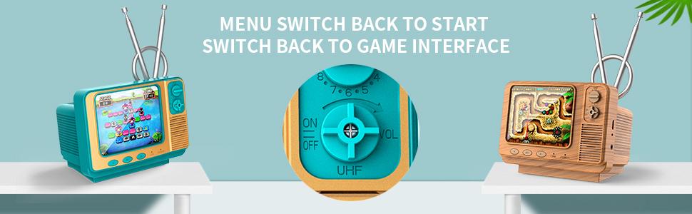 PYBGE 【Save feature】Retro Video Game Console 2.8-inch screen GV300S: 308 Built-in Classic Games, Classic Retro 3-Color Gamepad, Mini Handheld TV-Style Game Player – Ideal for Kids & Adult Nostalgia Enthusiasts