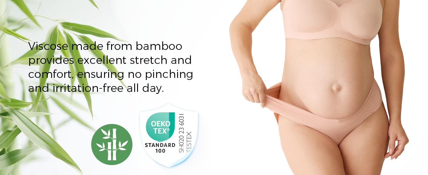 Momcozy Maternity Underwear Seamless, Pregnancy Postpartum Panties Under Bump Maternity Underwear Cotton maternity  undies