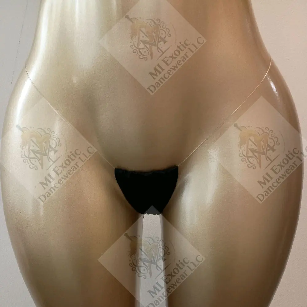 Micro Thong with Clear Cord (Exotic Dancewear)