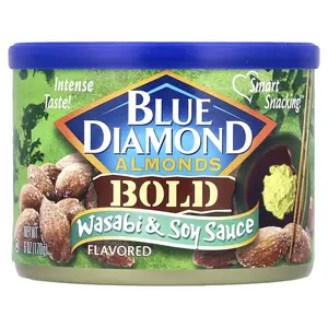 Blue Diamond Almonds, Bold, Wasabi & Soy Sauce, 6 oz (170 g)