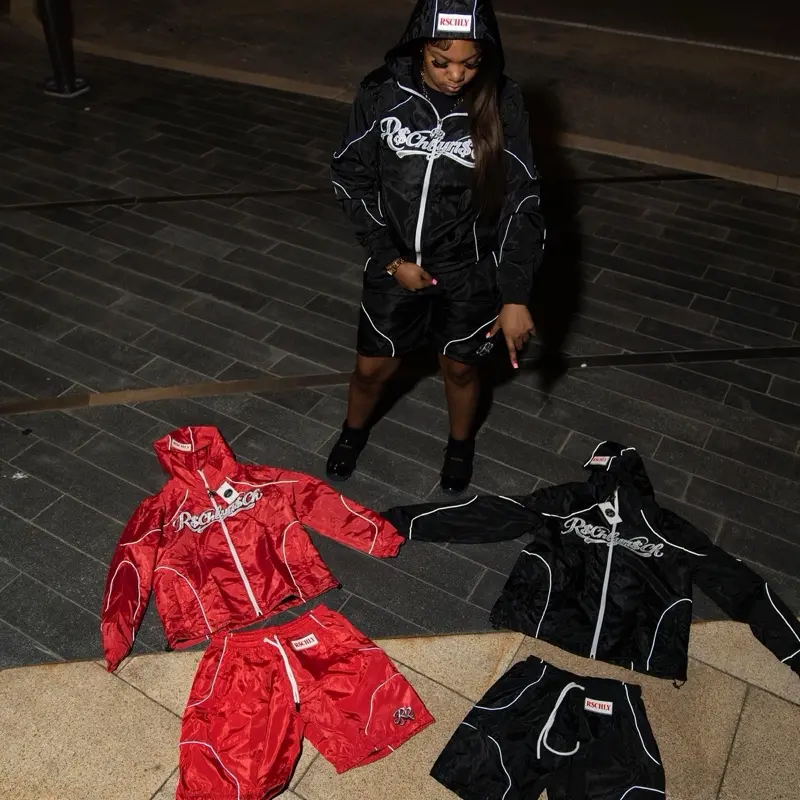 RICHLYRICH Reflective Windbreaker Set