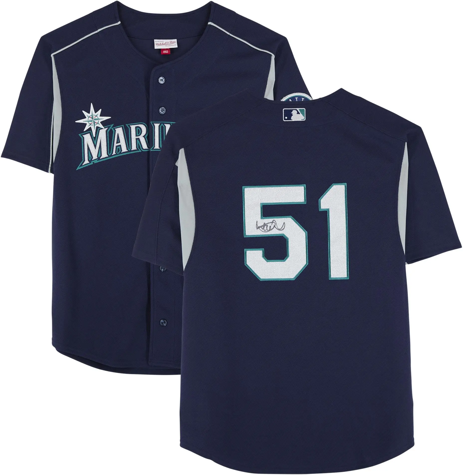 Suzuki Ichiro Seattle Mariners Signed Mitchell & Ness Batting Practice Jersey