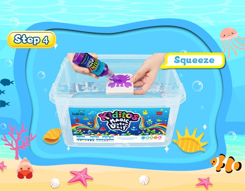 Kiditos  Magic Water Elf Toy Kit with Magic Gels, Molds - Imaginative Play, Christmas Gifts, Birthday Gifts, Party Favors, and Family-Friendly DIY STEM Projects