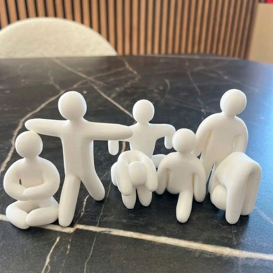 Meccha Chameleon Figure Mystery Pack 8 pieces to collect 3D Printed random selection of 1 figure