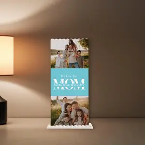 Custom Photo Building Blocks For Mom, Personalized Mom Keepsake, Sentimental Mother's Day Gift from Daughter Son, Birthday Christmas Gift
