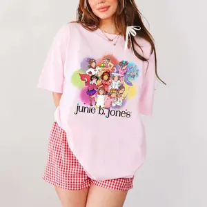 Junie B Jones Children's Book Tshirt, Kindergarten Teacher Tee, Teacher Life Outfit, Reading Book Lovers Gift, School Shirt H