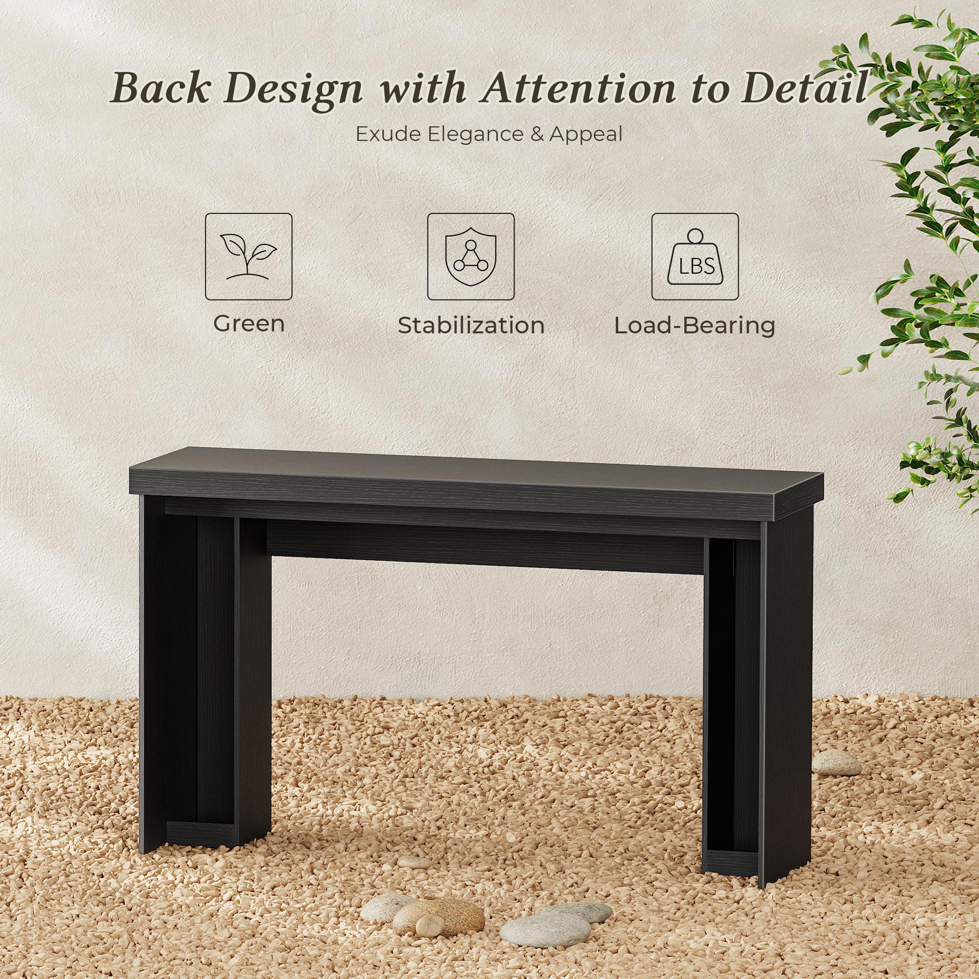 Huuger 54 Inch Entryway Table, Retangular Console Table with Storage, Farmhouse Sofa Table Behind The Couch, Long for Entrance, Hallway, Foyer, Living Room Huuger 54 Inch Entryway Table, Retangular Console Table with Storage, Farmhouse Sofa Table Behind The Couch, Long for Entrance, Hallway, Foyer, Living Room