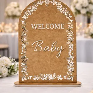 Customizable Acrylic Arch Sign, Papel Picado Style