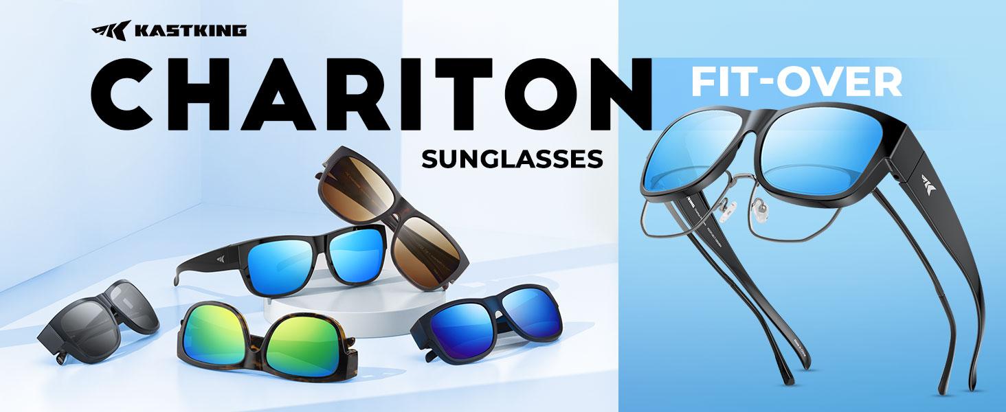 KastKing Chariton Fit-Over Polarized Wrap Around Over Sunglasses for Men and Women, Ideal for Driving Fishing Cycling Running