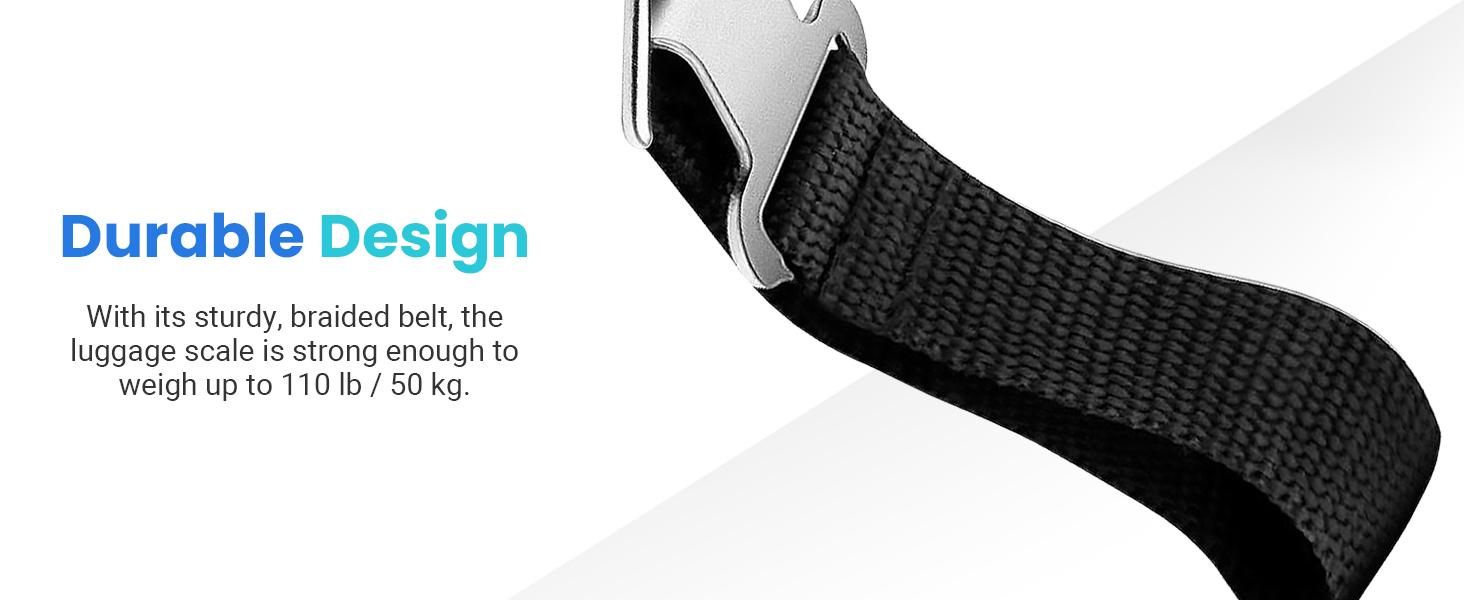 Etekcity Luggage Scale, Travel Essentials, Digital Weight Scales for, Portable Handheld Scale with Temperature Sensor, Rubber Paint, 110 Pounds, TikTokShopHolidayHaul Deal